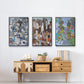 Magenta Garden - Floater Framed Canvas Set