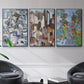 Magenta Garden - Floater Framed Canvas Set