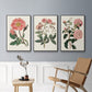 Pink Floral Mix IV - Floater Framed Canvas Set