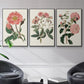 Pink Floral Mix IV - Floater Framed Canvas Set