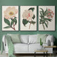 Pink Floral Mix VI - Floater Framed Canvas Set
