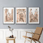 Blush Architecture Study I - Floater Framed Canvas Set