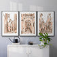 Blush Architecture Study I - Floater Framed Canvas Set