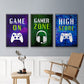 It's Game On I - Floater Framed Canvas Set