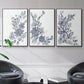 Periwinkle Patch I - Floater Framed Canvas Set