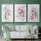 Posy Blooms I - Floater Framed Canvas Set