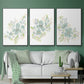 Seafoam Petals I - Floater Framed Canvas Set