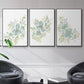 Seafoam Petals I - Floater Framed Canvas Set
