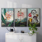 Temple of Flora VI - Floater Framed Canvas Set