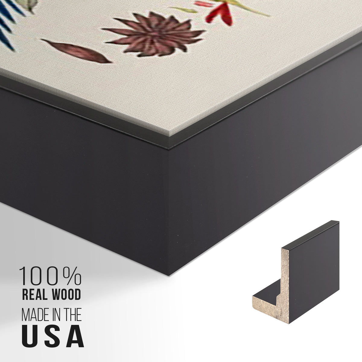 Bird in Habitat III - Floater Framed Canvas Set