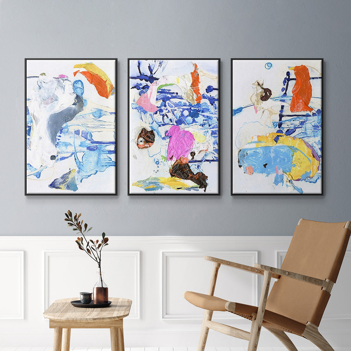 Evidence I - Floater Framed Canvas Set