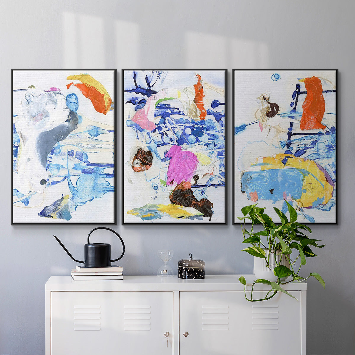 Evidence I - Floater Framed Canvas Set