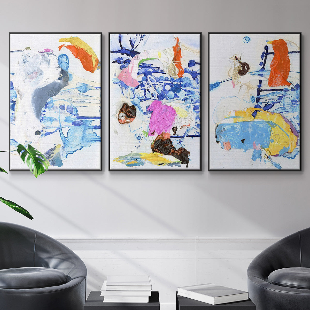 Evidence I - Floater Framed Canvas Set