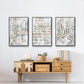 Sand Glyphs I - Floater Framed Canvas Set