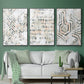 Sand Glyphs I - Floater Framed Canvas Set
