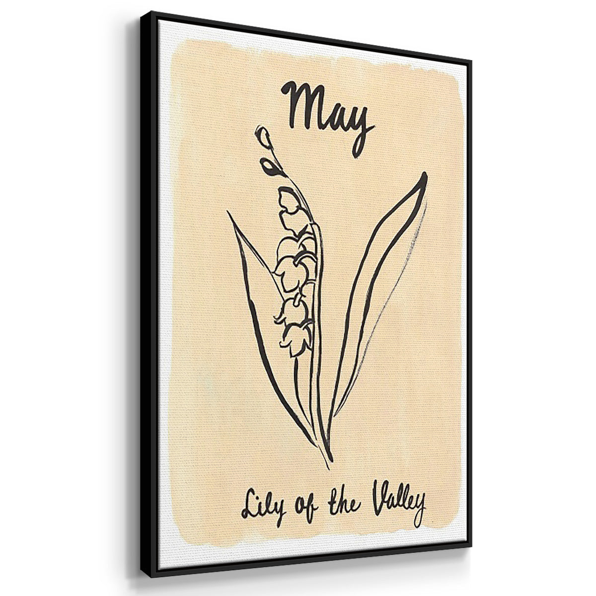Birth Month IV - Floater Framed Canvas Set