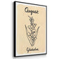 Birth Month VI - Floater Framed Canvas Set