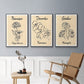 Birth Month X - Floater Framed Canvas Set