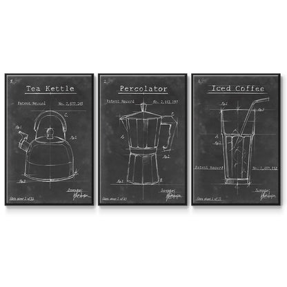 Morning Routine IV - Floater Framed Canvas Set