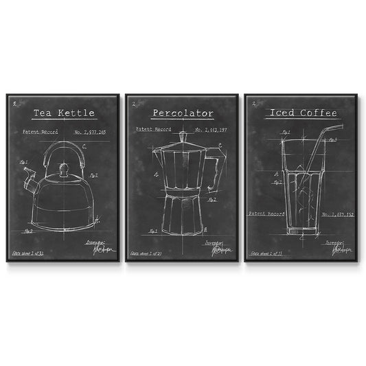 Morning Routine IV - Floater Framed Canvas Set