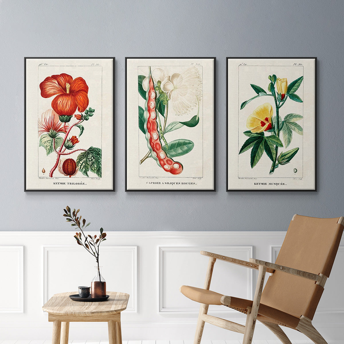 Turpin Tropical Botanicals VI - Floater Framed Canvas Set