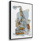 Rehearsal I - Floater Framed Canvas Set