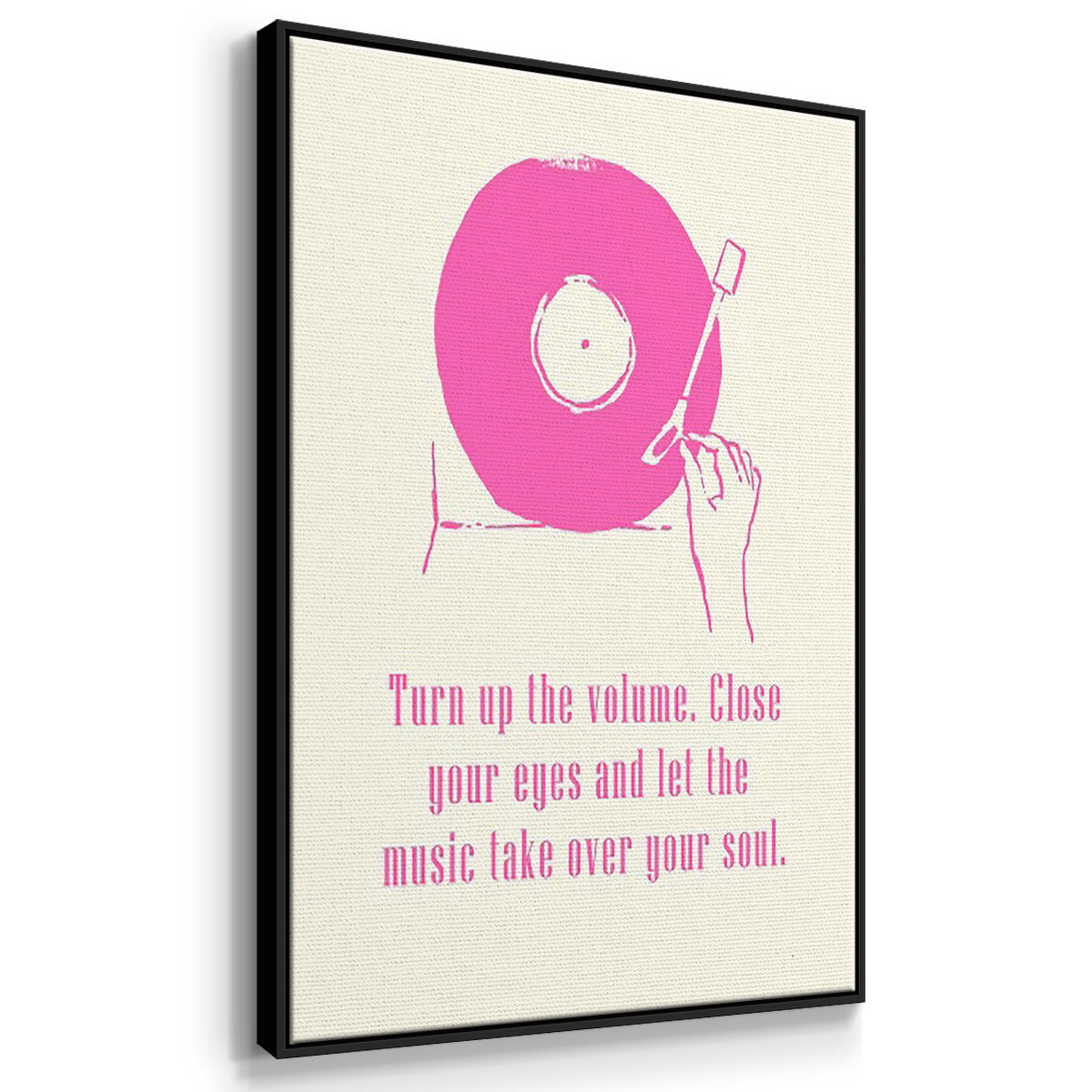 Sweet Melody I - Floater Framed Canvas Set