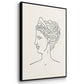 Greek Busts I - Floater Framed Canvas Set