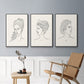 Greek Busts I - Floater Framed Canvas Set