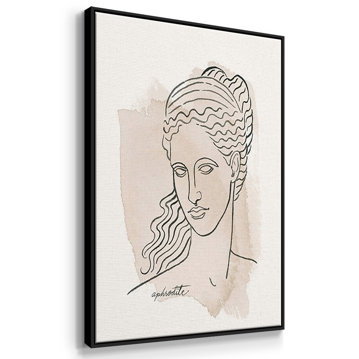 Greek Busts IV - Floater Framed Canvas Set