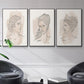 Greek Busts IV - Floater Framed Canvas Set