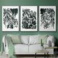 Ink Jungle I - Floater Framed Canvas Set