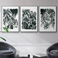 Ink Jungle I - Floater Framed Canvas Set