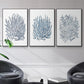 Summer Herb Garden Sketches I - Floater Framed Canvas Set