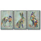 Fantastic Florals Fox, Sitting - Floater Framed Canvas Set