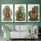 Hot Chocolate Bear - Floater Framed Canvas Set