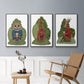 Latte Moose in Sweater - Floater Framed Canvas Set