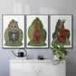 Latte Moose in Sweater - Floater Framed Canvas Set
