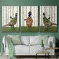 Pheasant Shooting Party 1 - Floater Framed Canvas Set