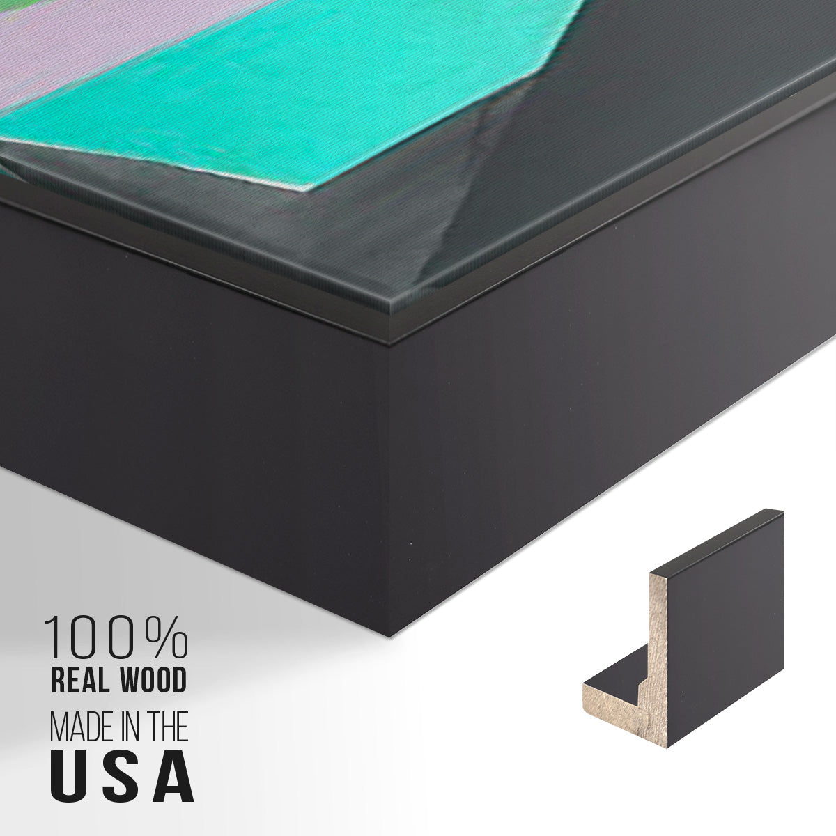Chop I - Floater Framed Canvas Set