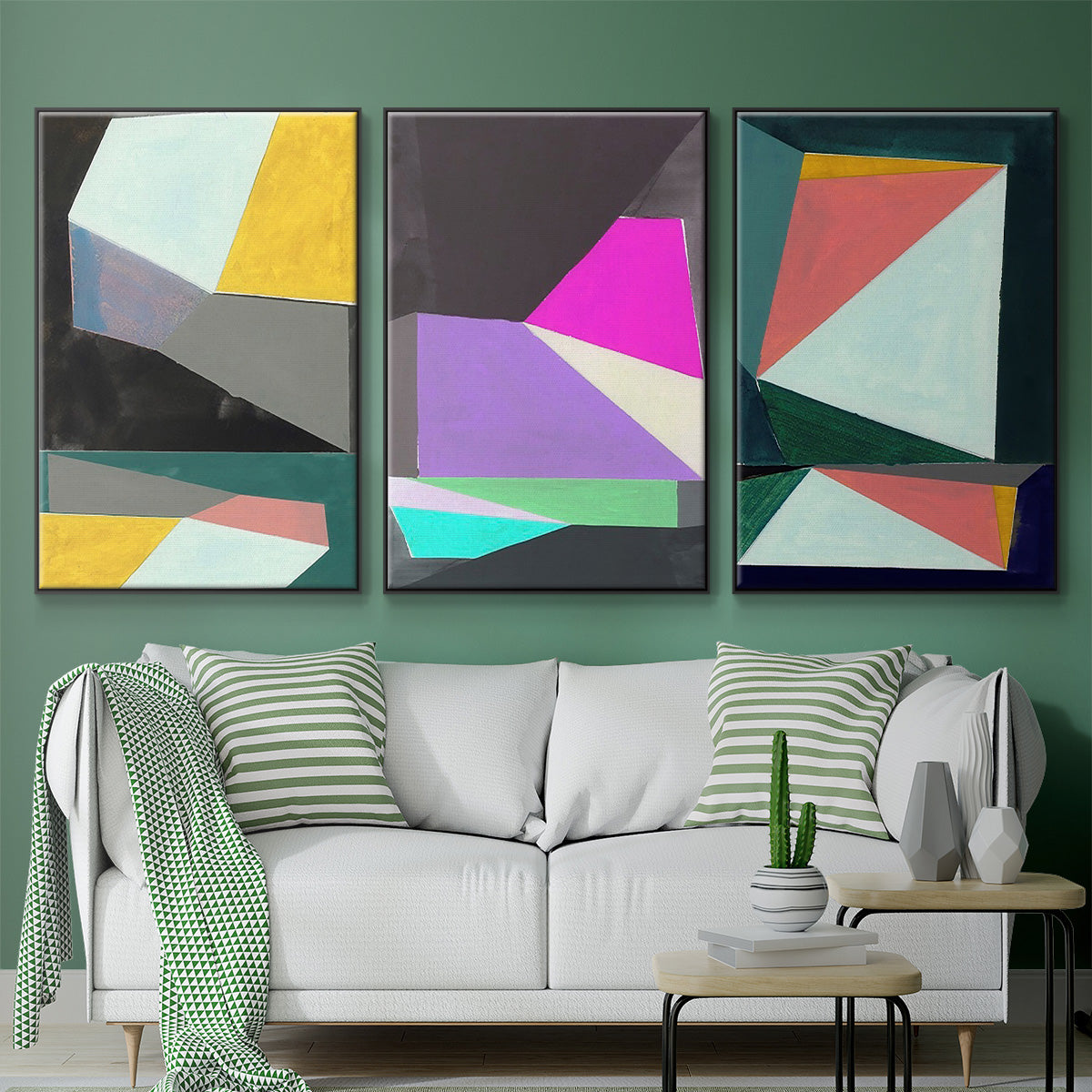 Chop I - Floater Framed Canvas Set