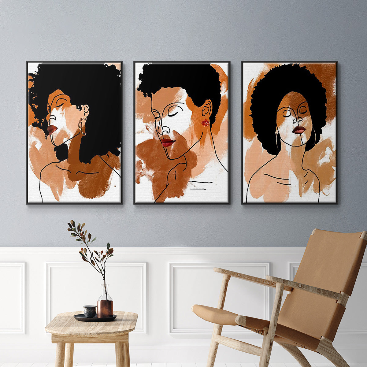 Phenomal Women I - Floater Framed Canvas Set