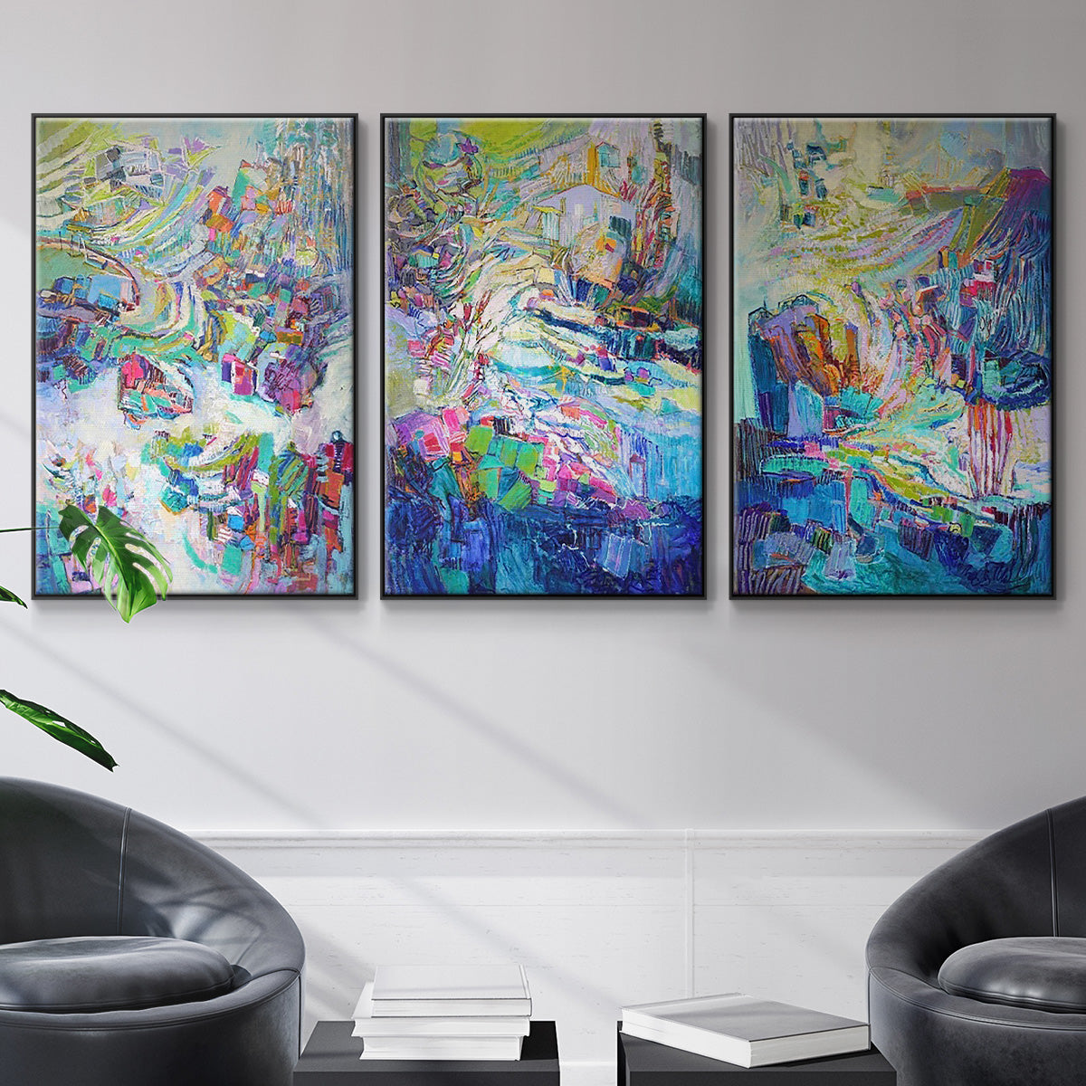 Gathering up the Goddess I - Floater Framed Canvas Set