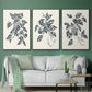 Growing Leaves I - Floater Framed Canvas Set