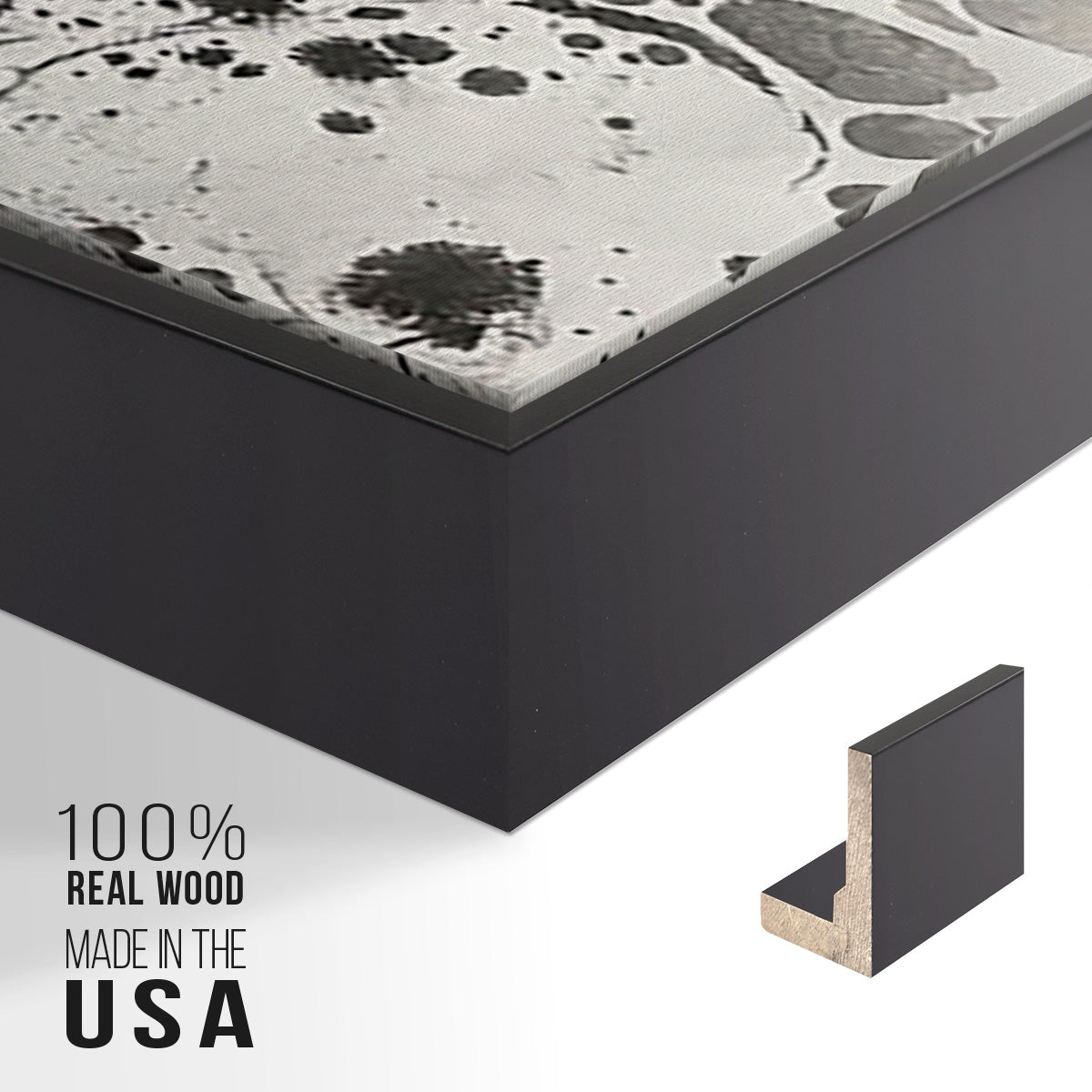 Marbling I - Floater Framed Canvas Set