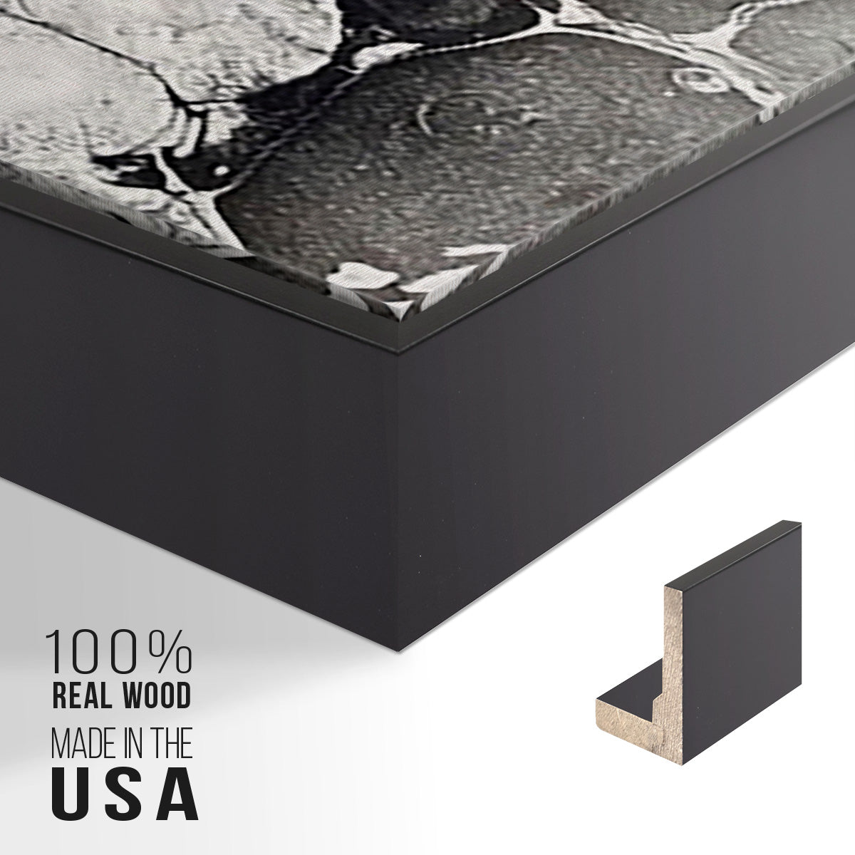 Marbling VII - Floater Framed Canvas Set