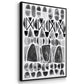 Grey Arches I - Floater Framed Canvas Set