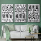 Grey Arches I - Floater Framed Canvas Set