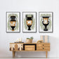 Greek Vases I - Floater Framed Canvas Set