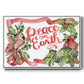 Cardinal Holly Christmas Collection A - Floater Framed Canvas Print